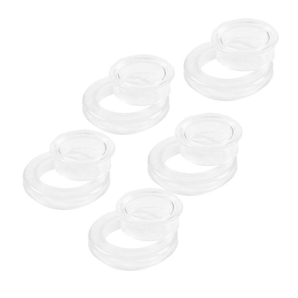 5 Set Glass Sets Umbrella Stand Base Cover Patio Table Umbrella Hole Insert Table Hole Ring Replacement