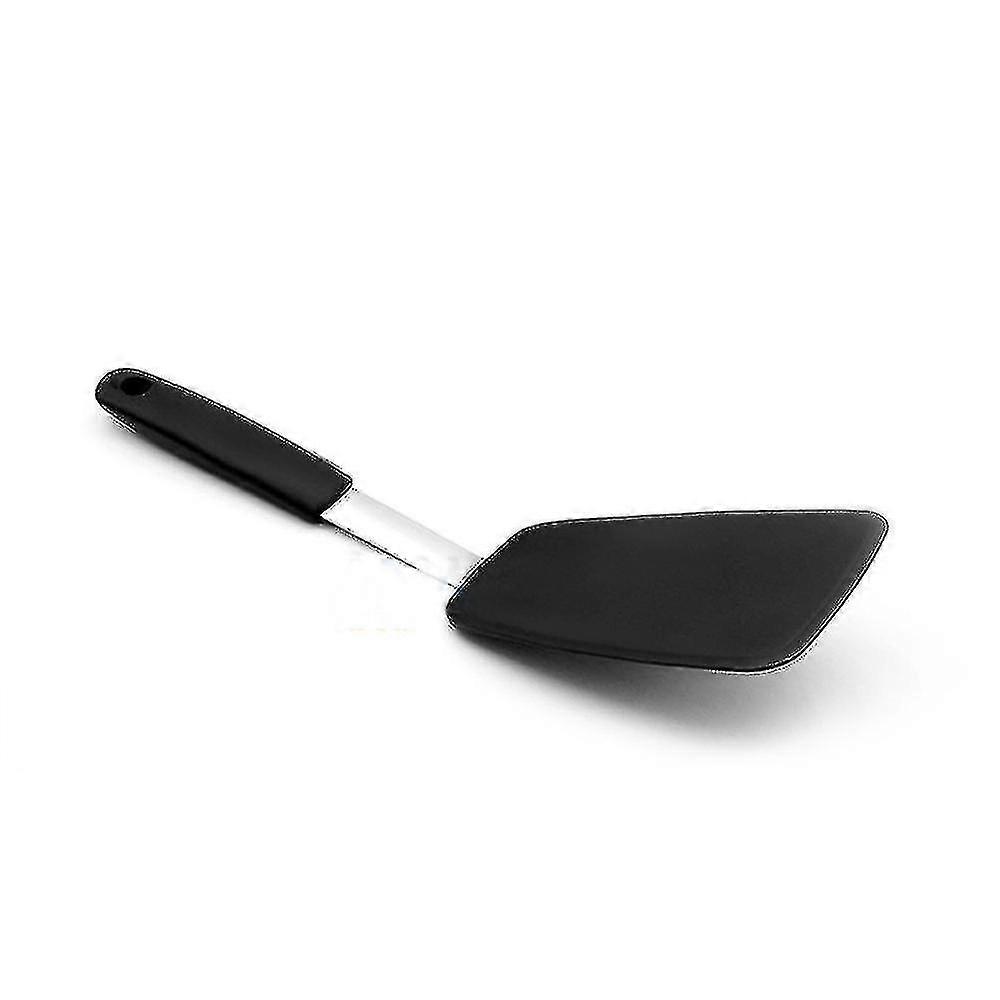 Ultra Flexible Large Silicone Turner Spatula,bonus 101 Cooking Tip Teal