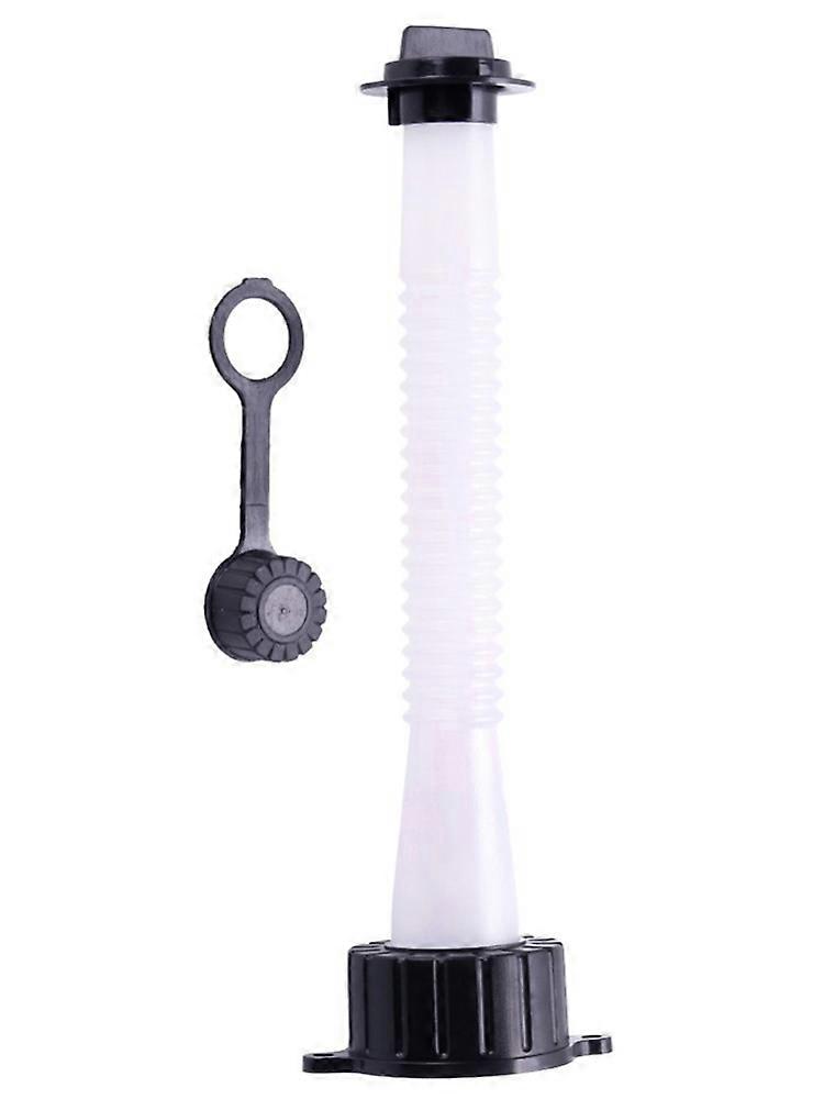 Gas Can Spout Replacement,Gas Can Nozzle, with 4 Screw Collar Caps(2 Coarse Thread &2 Fine Thread) New