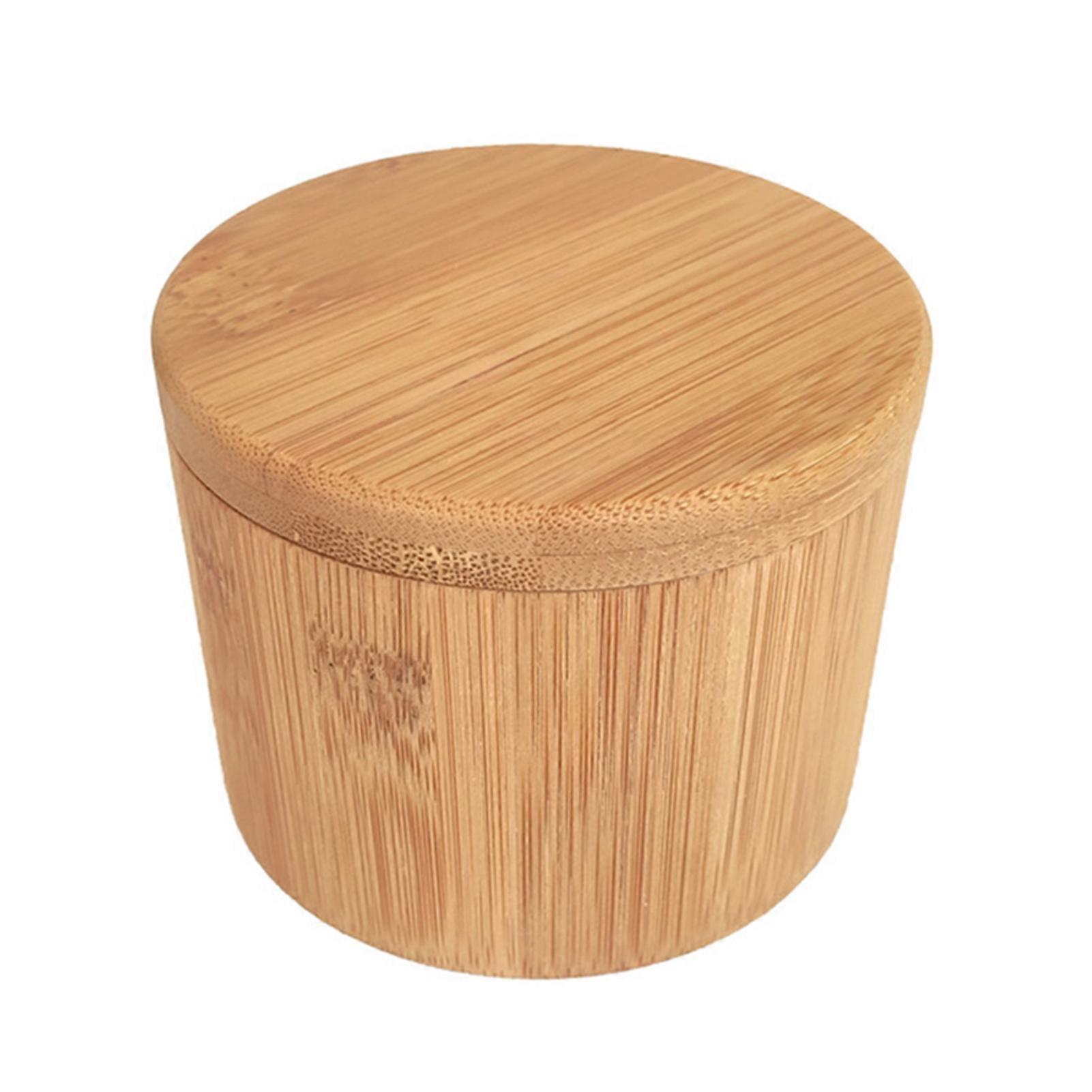 Practical Moistureproof Spice Jar Handmade Leakproof Bamboo Spice Organizer for Home