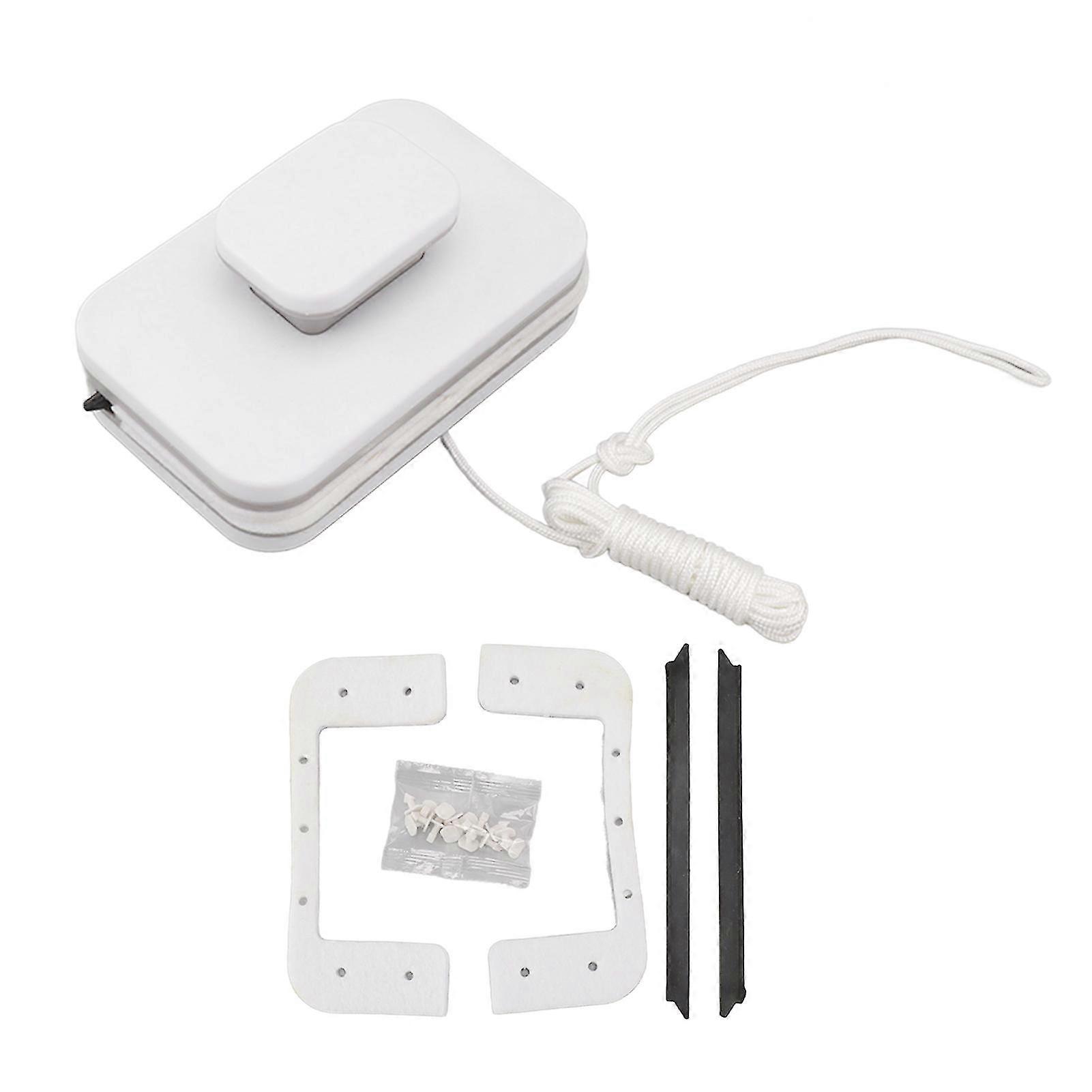 Magnetic Window Cleaner Double Sided Large Handle Safe Stable Sturdy Plastic Window Cleaning Tool For Office Glasses