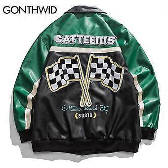 Homme Veste En Similicuir Veste Moto Blouson De Moto Vacances Quotidien Coupe-vent Chaud Avec Poches Automne Hiver Uni Mode Classique A Capuche Reguli P14142745