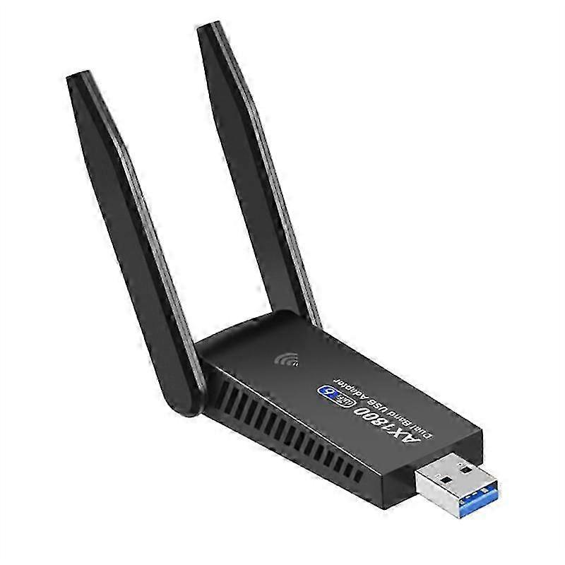 Wifi 6 USB-Adapter Dualband Ax1800 2.4G / 5GHz Wireless Wi-Fi Dongle Netzwerkkarte USB 3.0 Wifi6 Adap