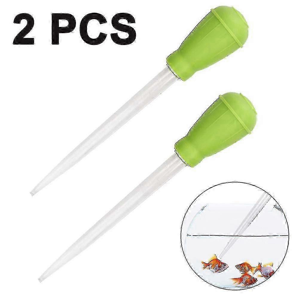 Fish Tank Water Changer Dropper 2-pack (Green)