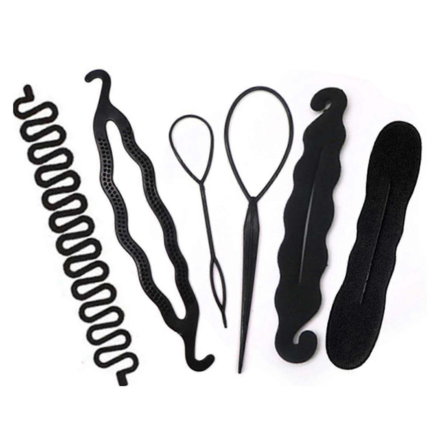 5/6/10/11/12Pcs Bigoudi Cheveux Ensemble Coiffage Rapide Volume Boost Durable Résine Plastique Matériaux Cheveux
