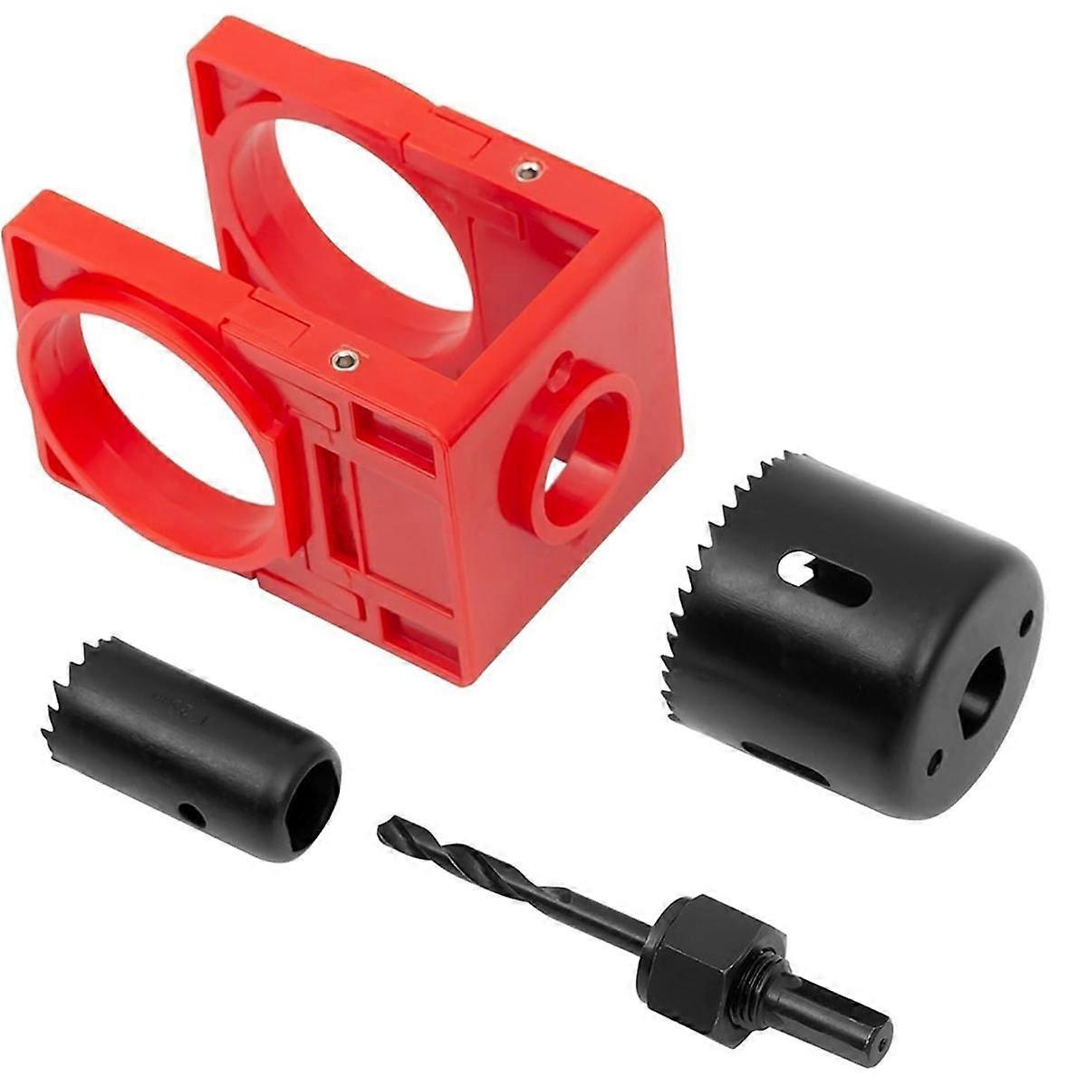 Door Lock Installation Kit, Metal Door Lock Hole Saw Door Knob Installation Kit for Deadbolts and L