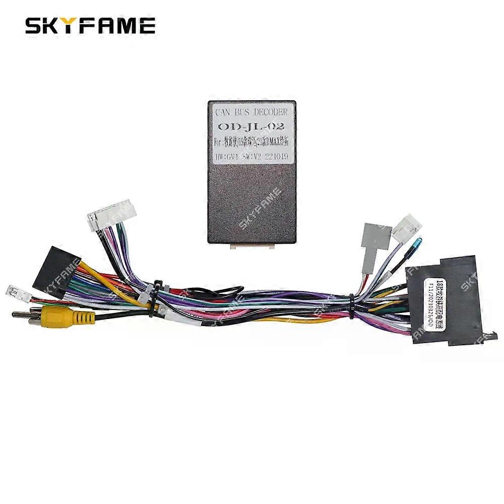 Applies to Car 16pin Wiring Harness Power Cable Adapter Canbus Box Decoder For ISUZU MU-X LingTuo D-MAX