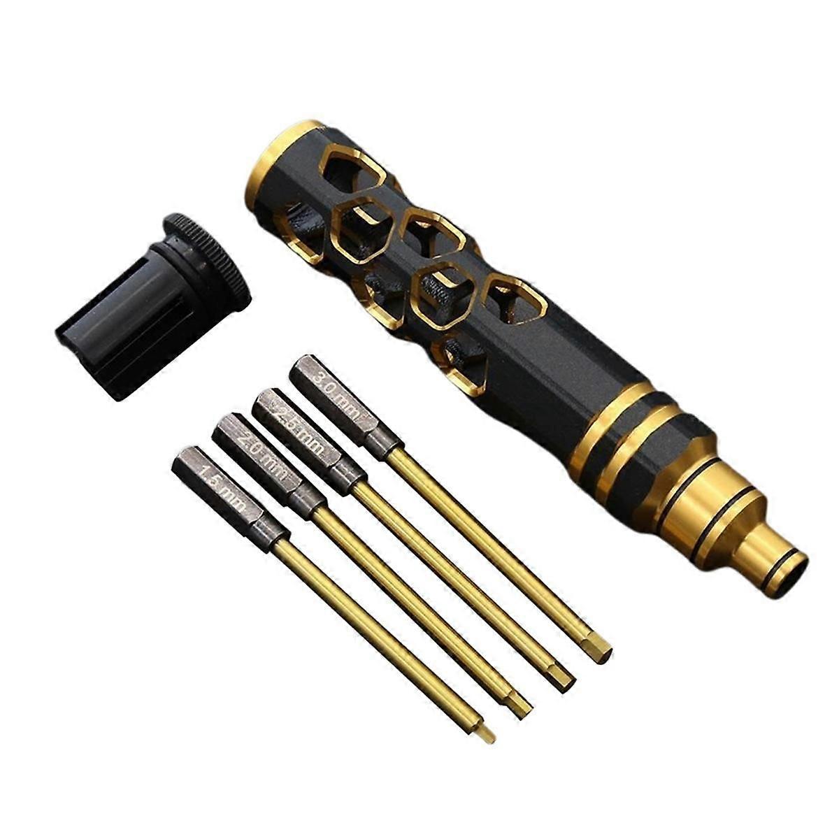 4 in 1 Hexagonal Screwdriver Set for FPV Racing Drones, Helicopters, Airplanes, Cars and Boat Model