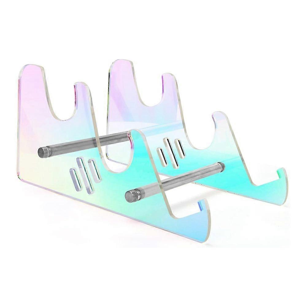 3 Tiers Display Keyboard Holder Transparent Acrylic Keyboard Stand Computer Mechanical Keyboard Rac