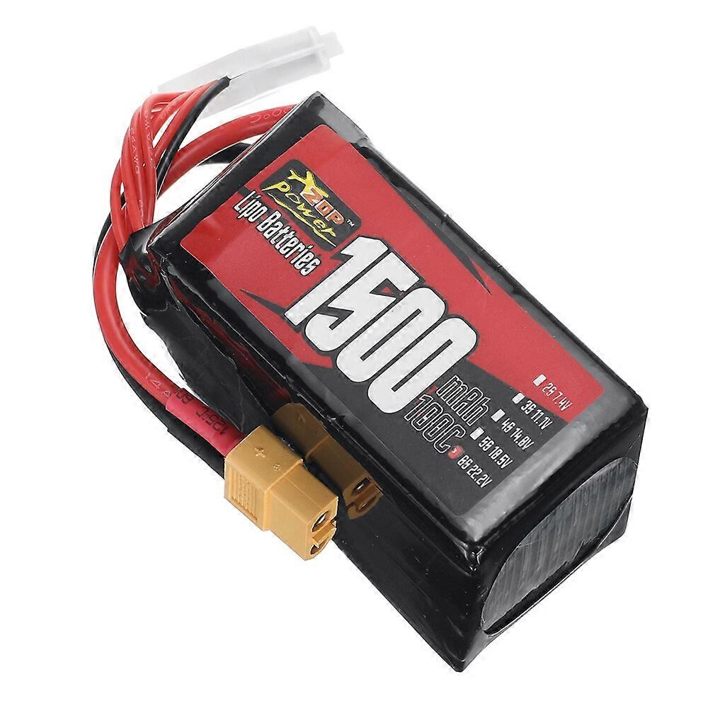 ZOP Power 22.2V 1500mAh 100C 6S LiPo Battery With XT60 Plug for SpeedyBee Master 5 V2 GEPRC MARK5 DC