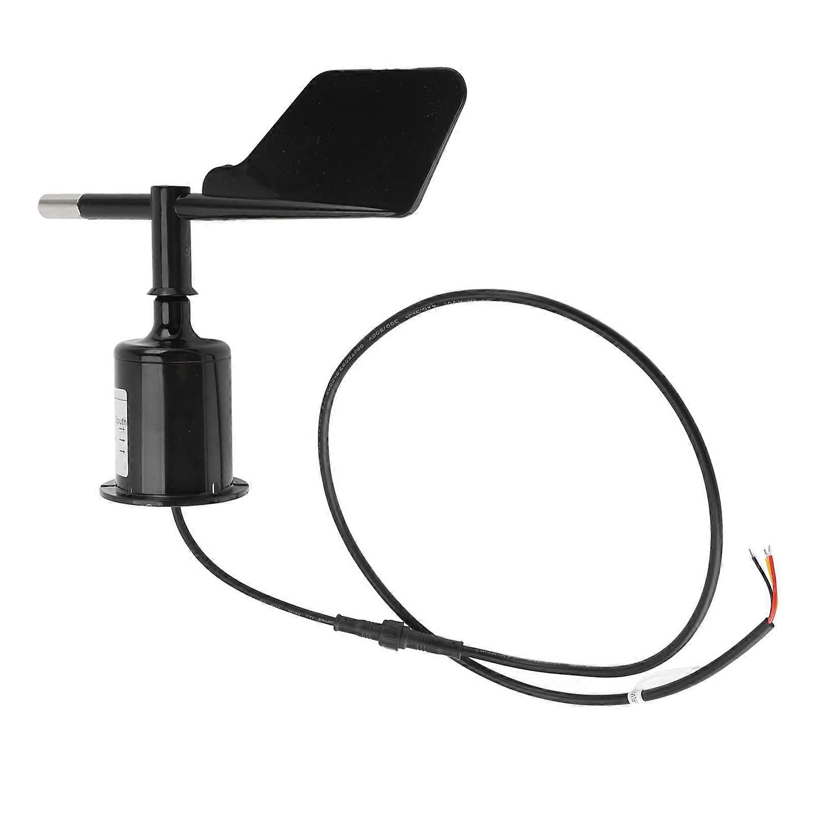 Wind Direction Sensor Omni Directional 360 Degree DC9‑30V 4‑20mA ABS Wind Measure Device Shell for Meteorology Environmental Monitoring Aerospace