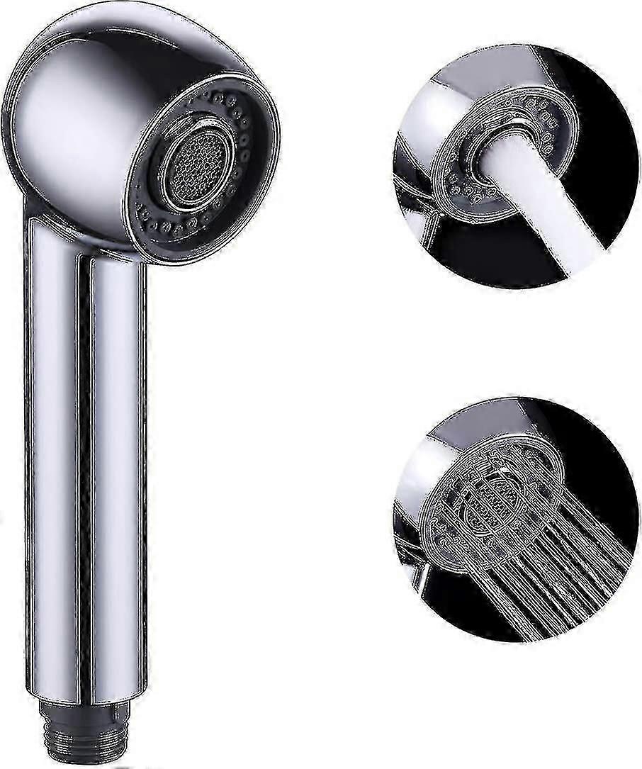 Kitchen Tap Spray Head Replacement Pull Out Faucet Head 2-function Polished Chrome, Pfs4-ch