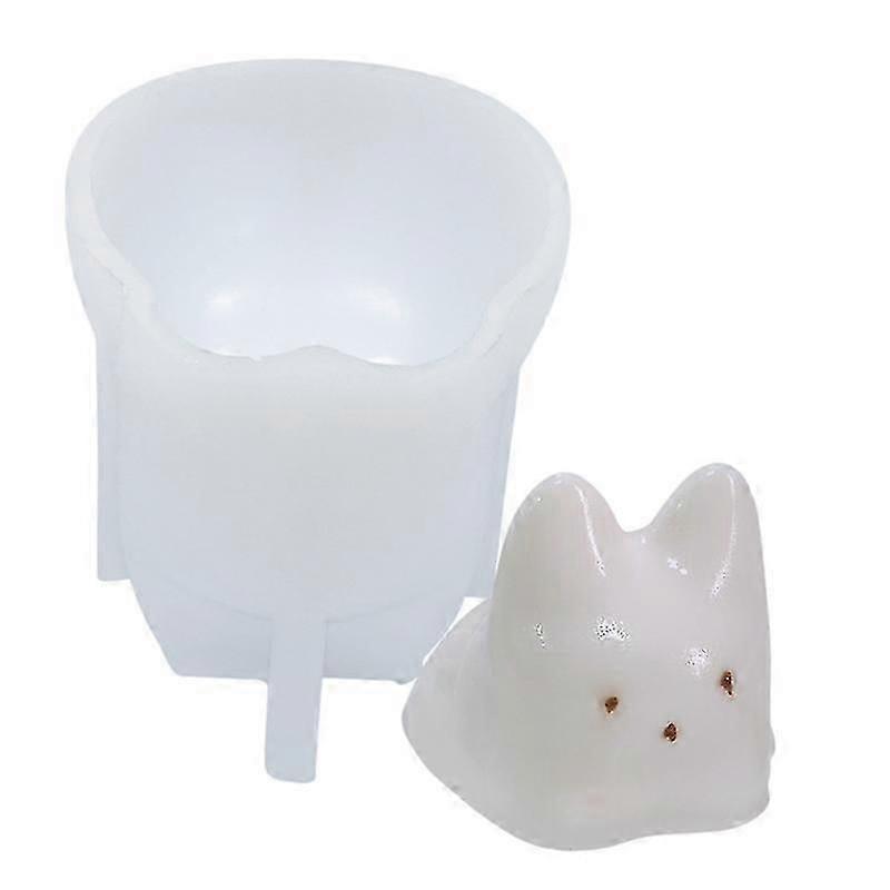Pudding Formar Jelly Mould Dessert Formar Mousse Mold Cat Shape Silikonmaterial