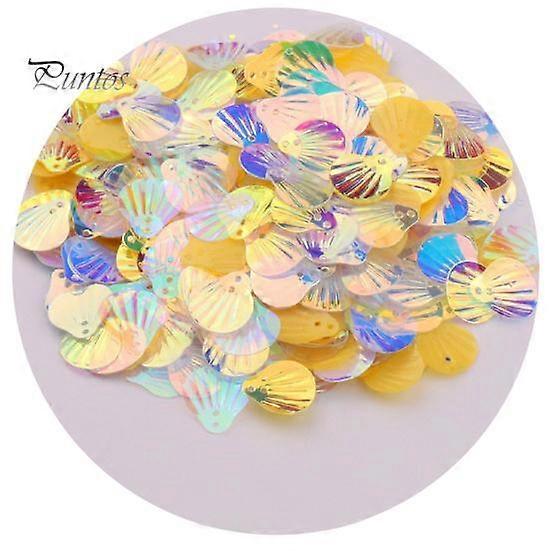 Seashell Sequins Multicolor Decorative Portable Oval Hologram Mermaid Paillette Sequins Daily Use