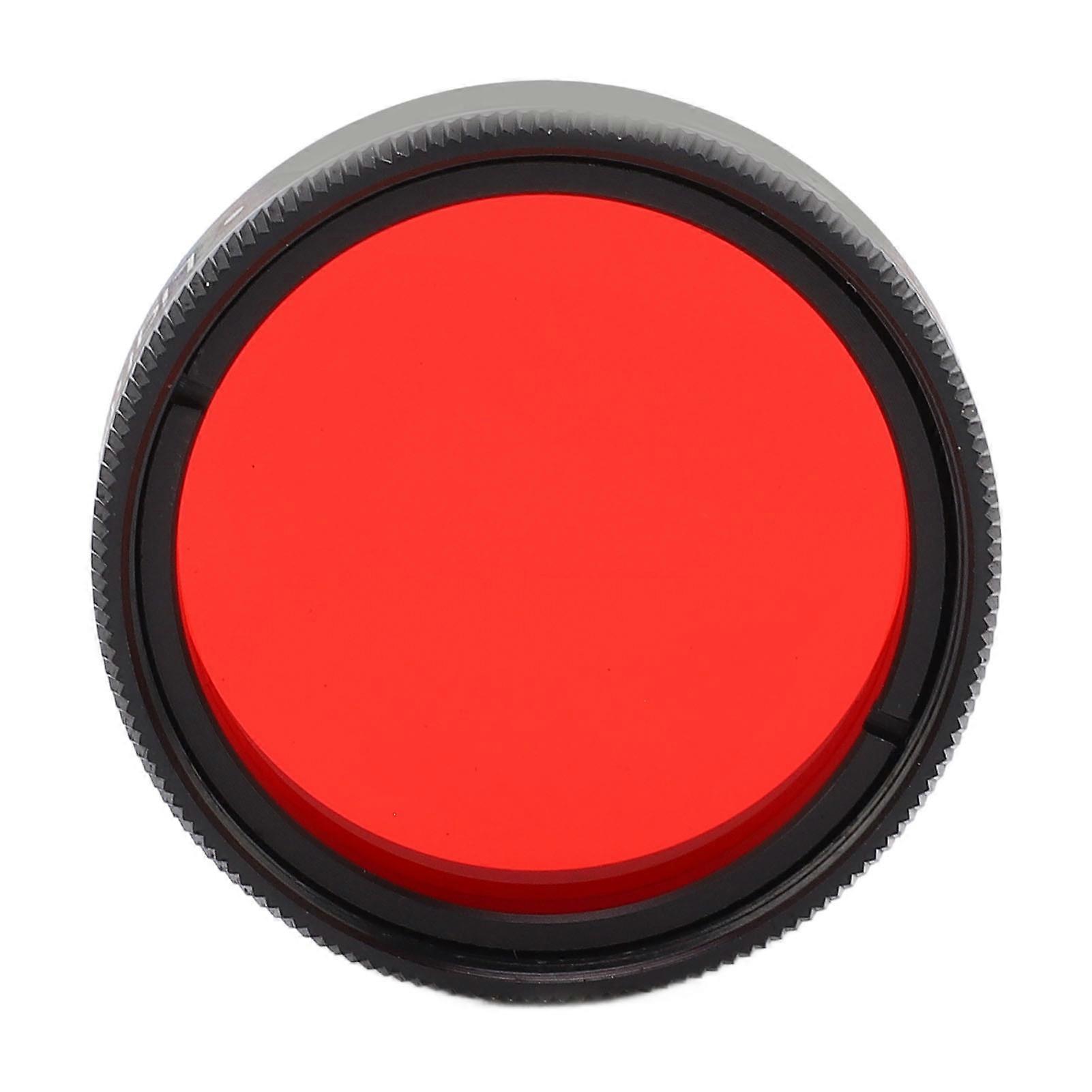 Planetary Filter Clear Optical Glass Red Telescope Moon Filter for 1.25in Telescope Eyepiece