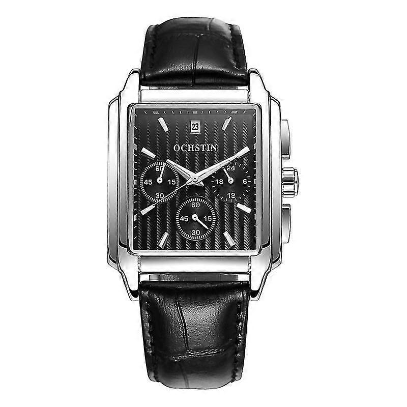 Cuarț bărbați ceas Ochstin 6063a argintiu negru