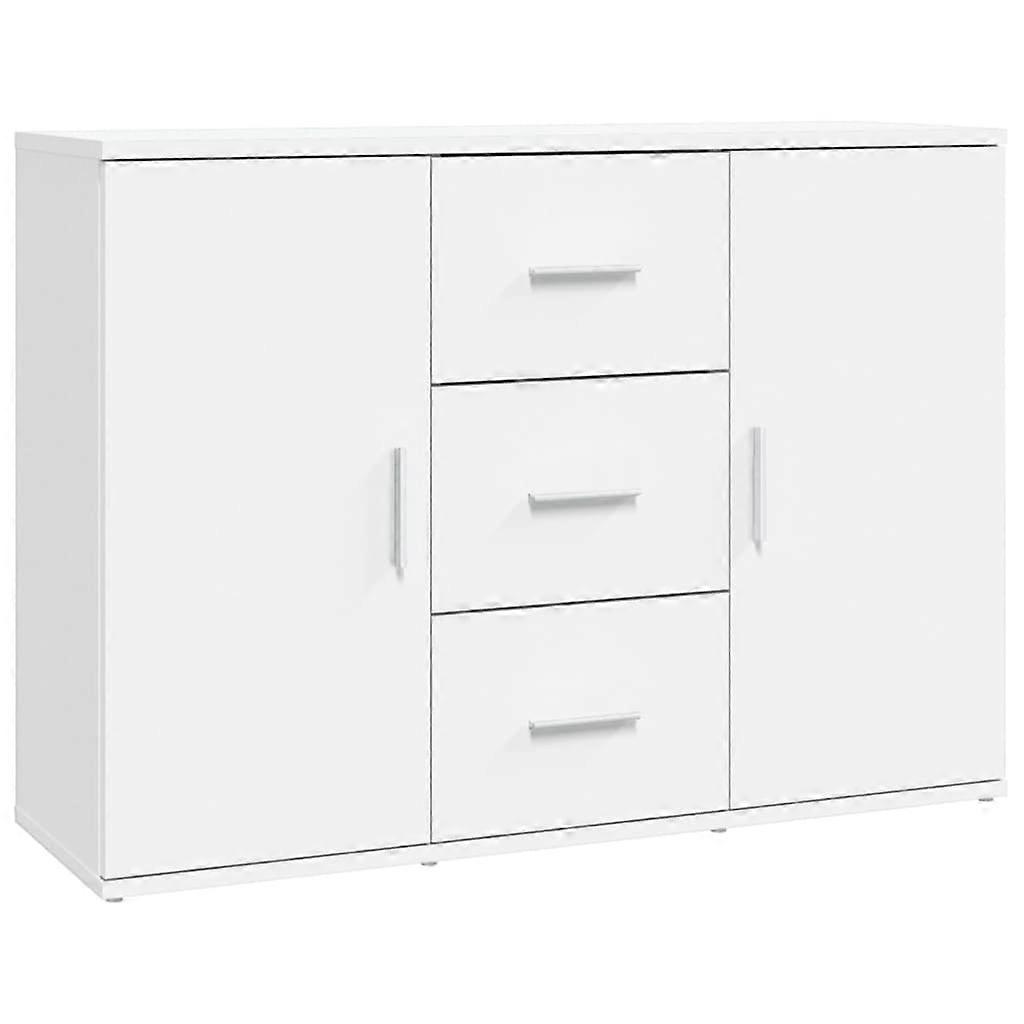 Sideboard White 91X29.5X65 Cm Engineered Wood Sideboards & Buffets