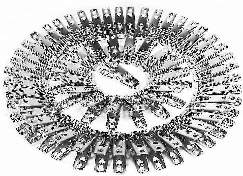 Stainless Steel Clothespins 60pcs Windproof Rustproof Durable Pegs