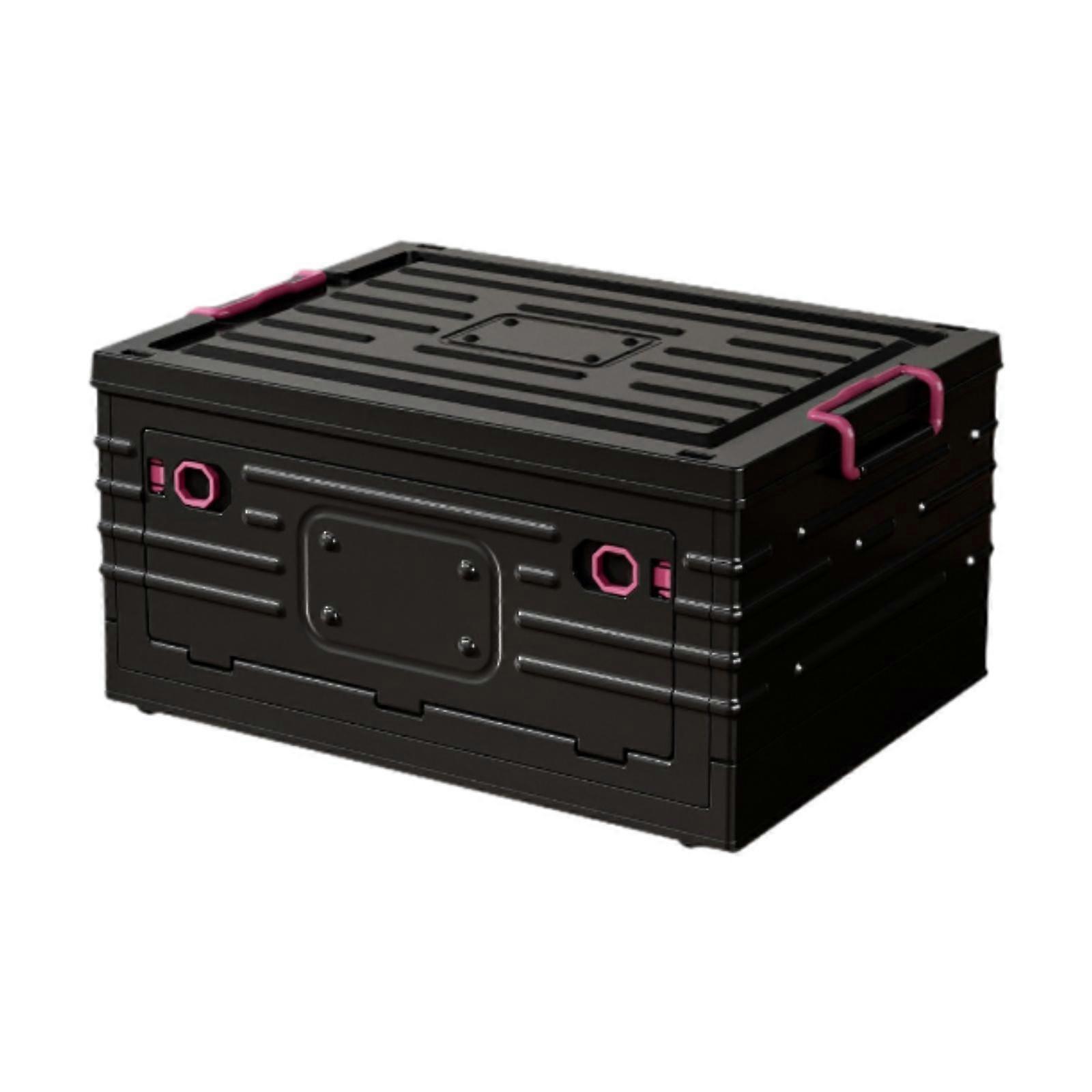 Foldable Storage Bin Folding Storage Box with Handle Case Portable Camping