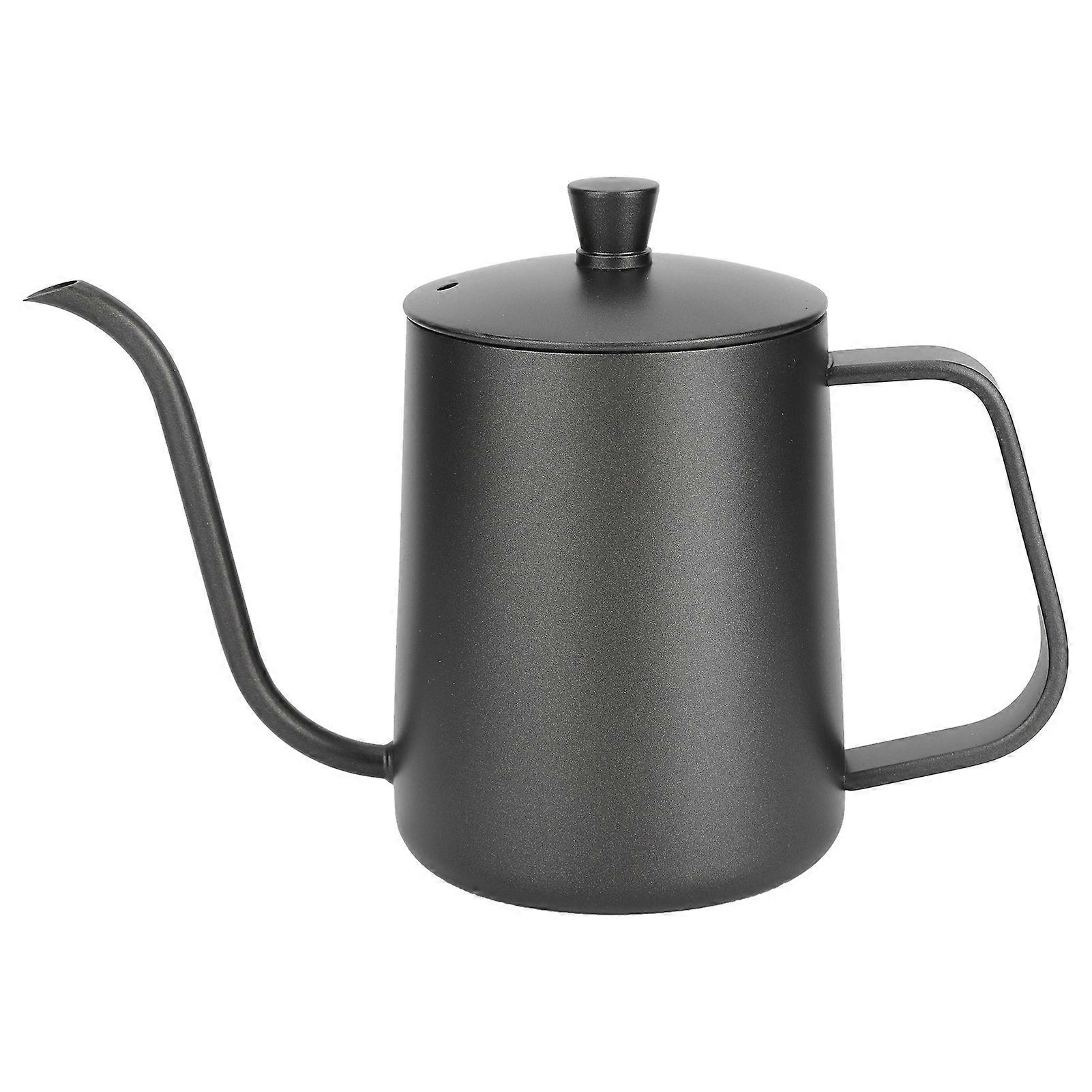 Food Grade 304 Stainless Steel Kettle, Pour Over Coffee Pot with Comfortable Grip, Durable for Daily Use, Precision Water Flow Control, Ideal for