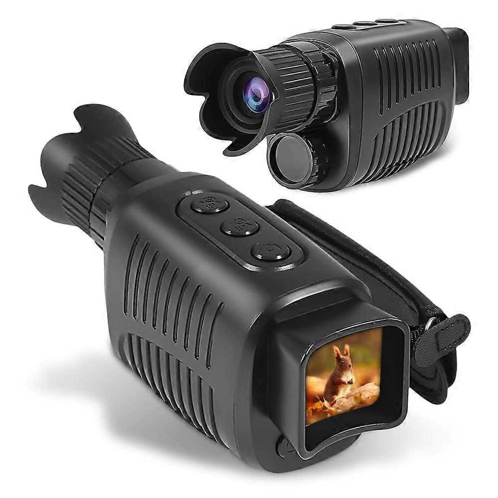 1080P Hd Night Vision Monocular, 5x Zoom, Dual-use Telescope, 7-level Infrared, Ip54 Waterproof For Outdoor Hunting