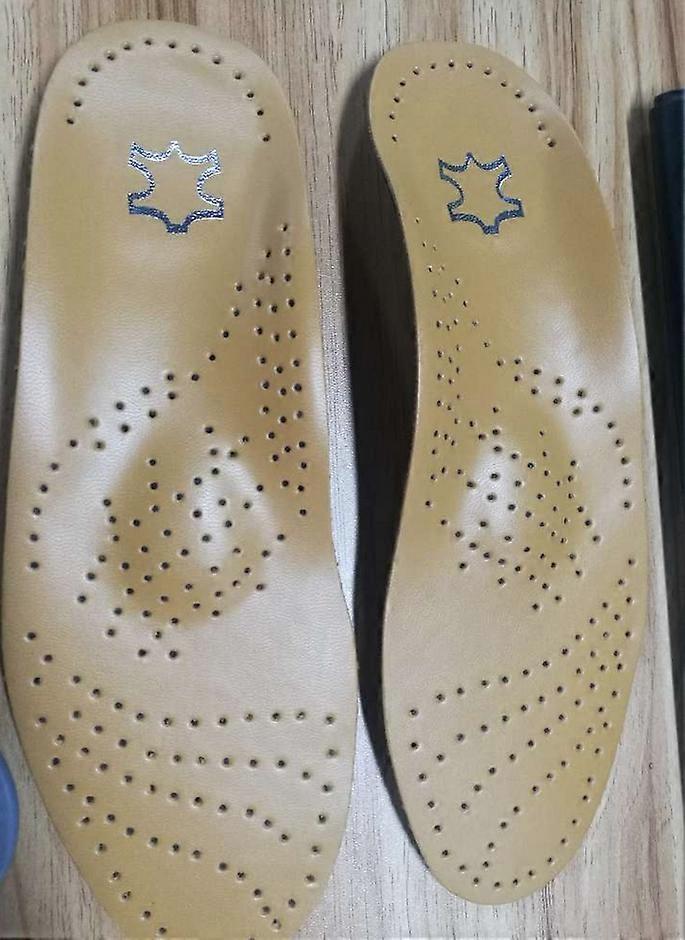 Microfiber imitation leather full yard arch support insole (41-42)