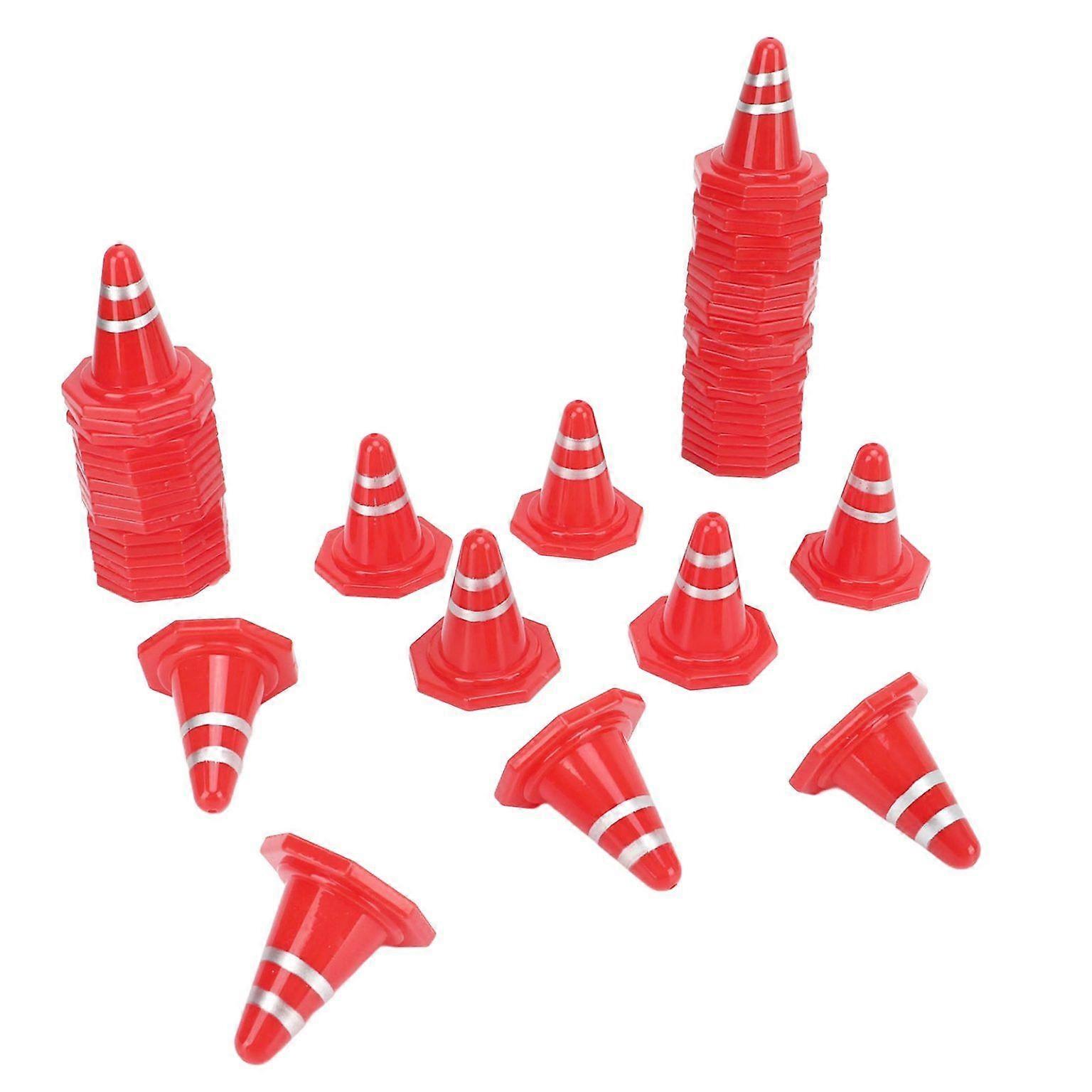 Miniature Traffic Cone Toys - Fun Mini Traffic Cones for Play and Learning