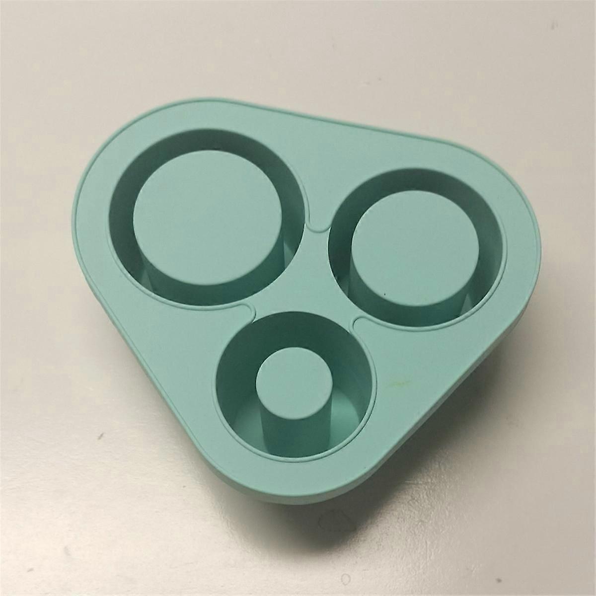 Ice-Cube Tray with Lid for 30 40Oz Tumblers 3 Hollow Cylinder Ice-Cube Molds for Mug Reusable Ice-Cube Tray for Drinks,C