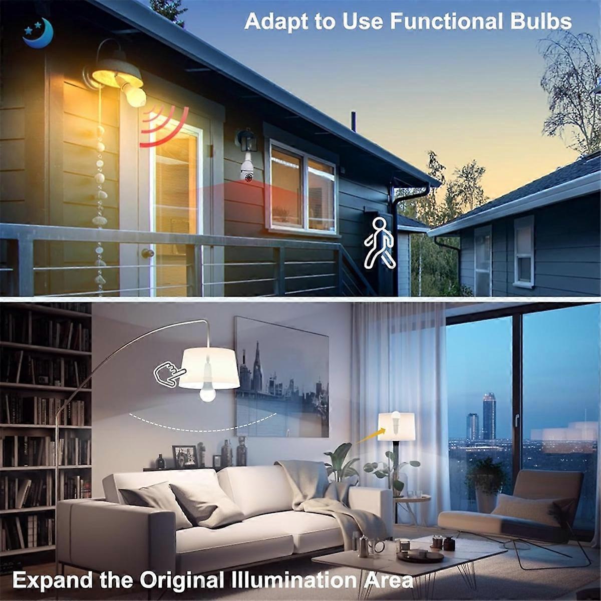 E27 to E27 Flexible Extend Extension Base LED Light Lamp Adapter