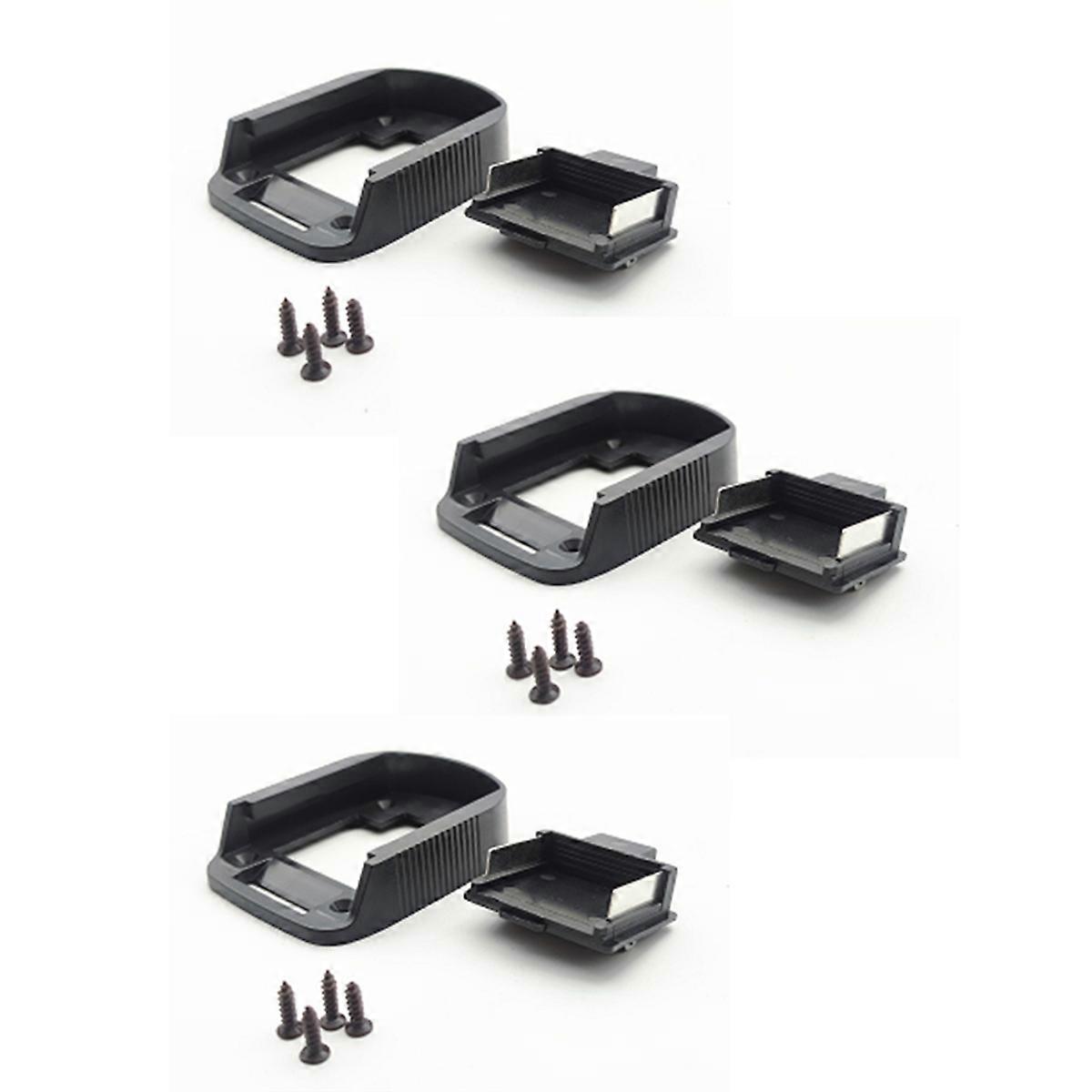 3 Set DIY Adapter Converter Base Charging Shell for 18V Lithium Battery Connector Power Tool Wrench Drill