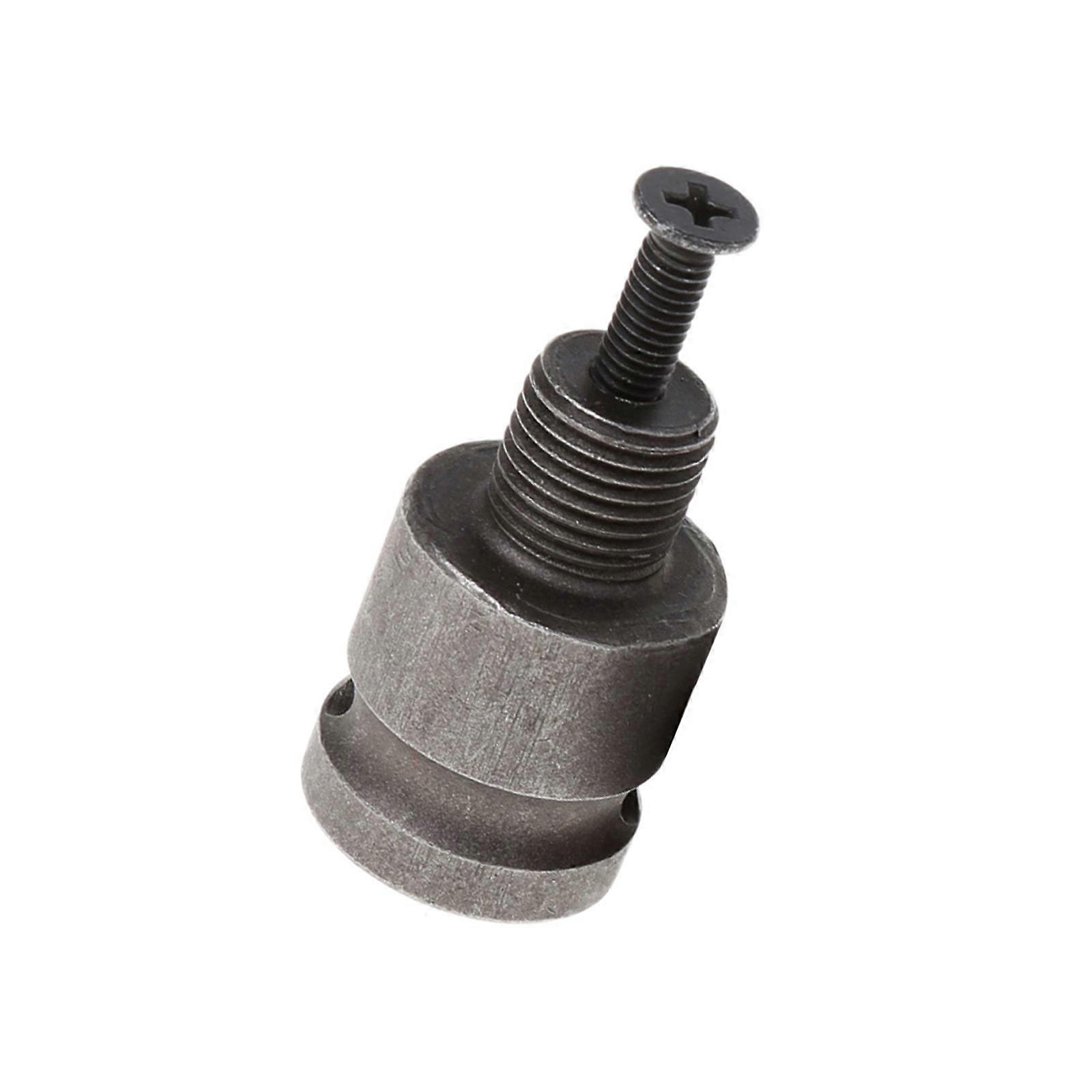 1/2'' Drill Chuck Adapter For Impact Wrench Conversion 1/2-20UNF Bit Tools With Screw Connecting Rod Replacement  Dark Grey