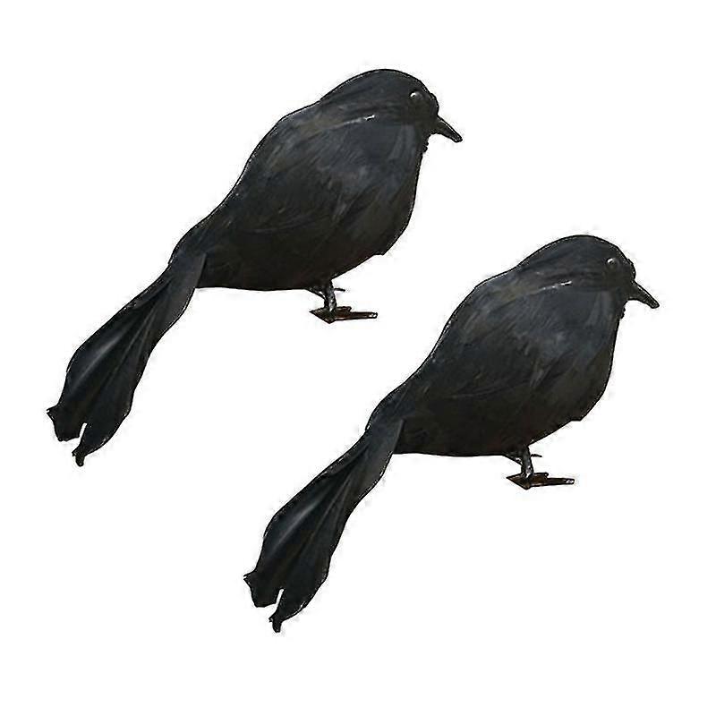 2pcs Halloween Crow