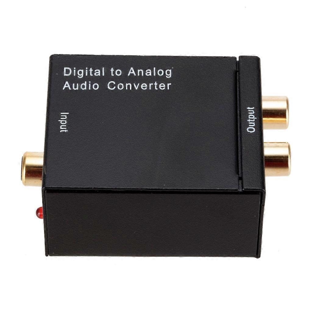 Digital to Analog Audios Converter Optical Fibers Coaxial Toslink Decoders