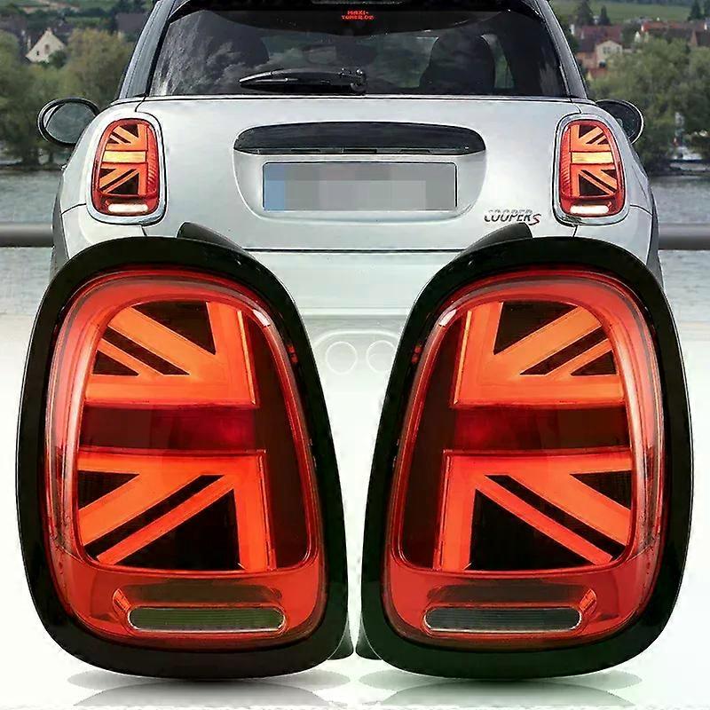 unique 2PCS Car LED Tail Light For Mini Cooper F55 F56 F57 2014-2019 Rear LED Reverse Brake Amber Turn Signal Lamp Taillight