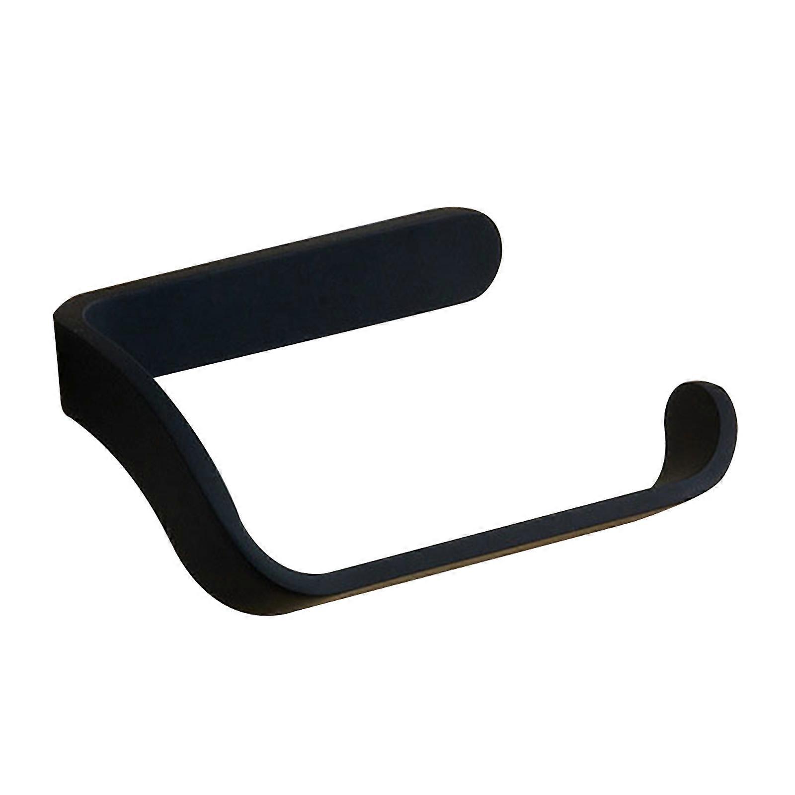 sinkkiseoksesta valmistettu wc-paperin pidike seinään kiinnitettävä pehmopaperirulla-annostelija kylpyhuoneen pyyheripustin wc-paperin pidike vedenpitävä musta