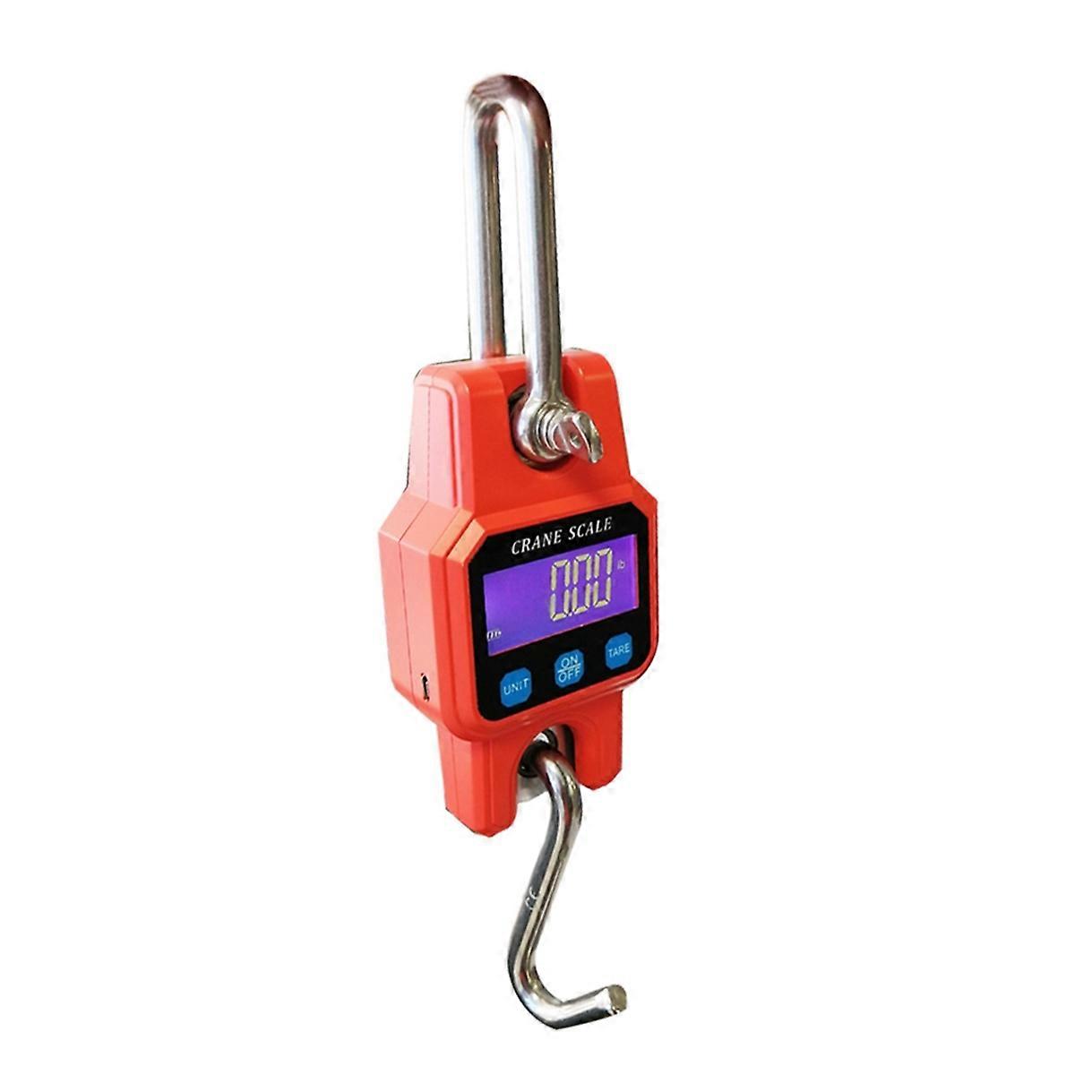 C06B 300kg/50g Portable Electronic Hook Scale Charging with Bluetooth Mini Lifting Scale for Househ