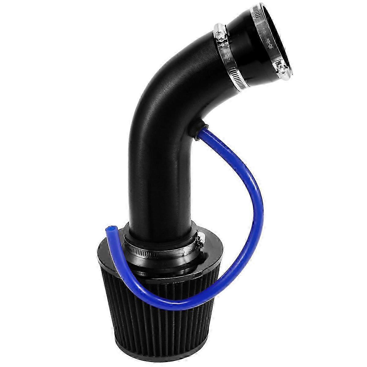 Filtre à air pour voiture 76 mm/3 pouces avec système d'admission, kit d'induction de turbine, accessoires universels en aluminium pour camion