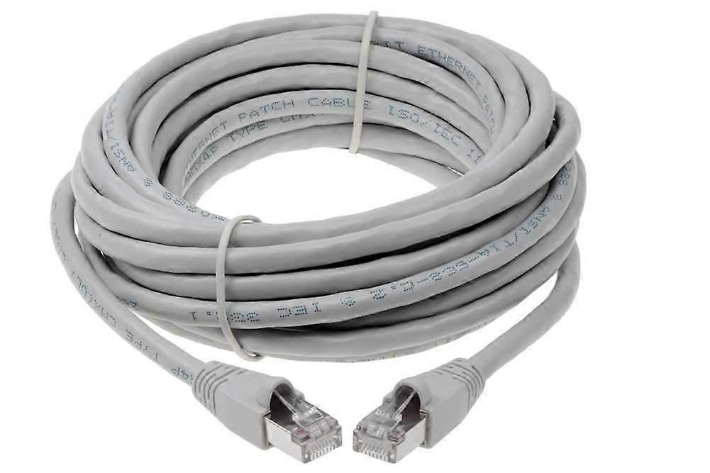 50ft Cat 6A Shielded Ethernet Network Cable, STP, RJ45 Plugs, 26AWG Stranded Copper, 500MHz, Gray