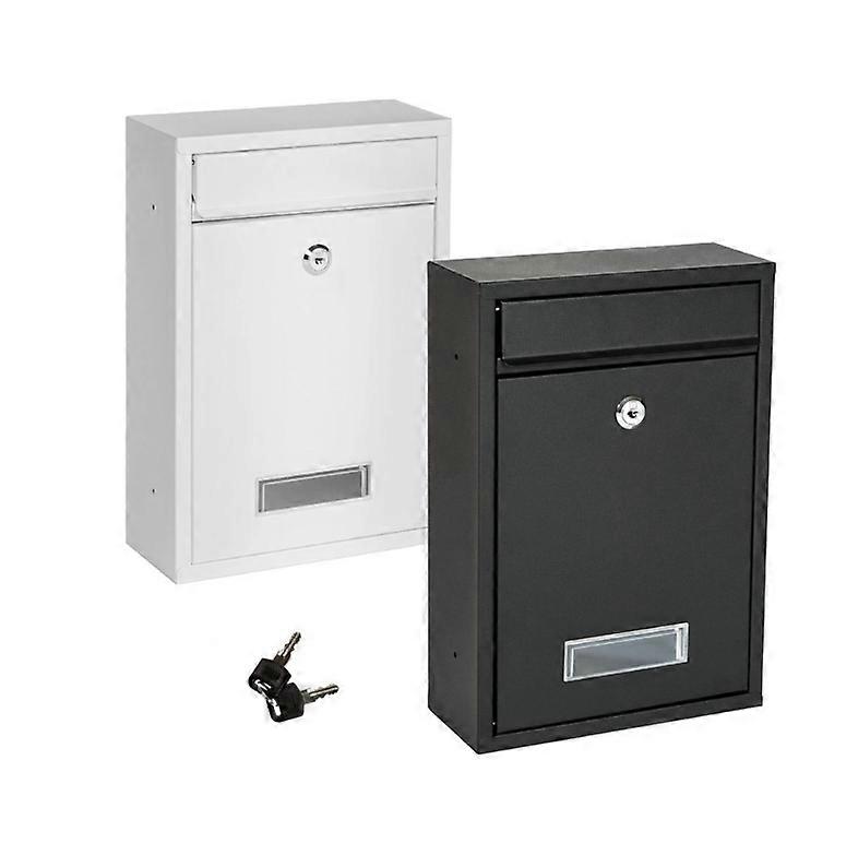 Key Drop Box Postbox Office Voting Comment Box Vote Box Wall Mounted Mailbox White