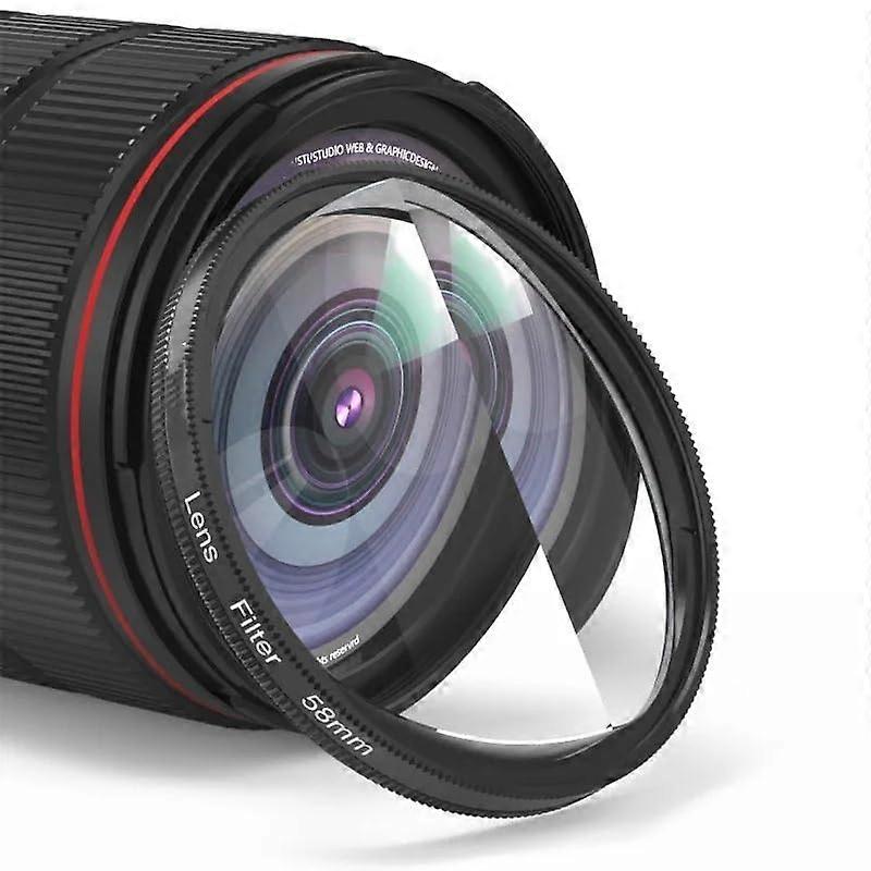 Camera Filter Kaleidoscope With 2 Prisms For SLR Lenses 52/55/58/62/67/77mm Includes 77mm Adapter
