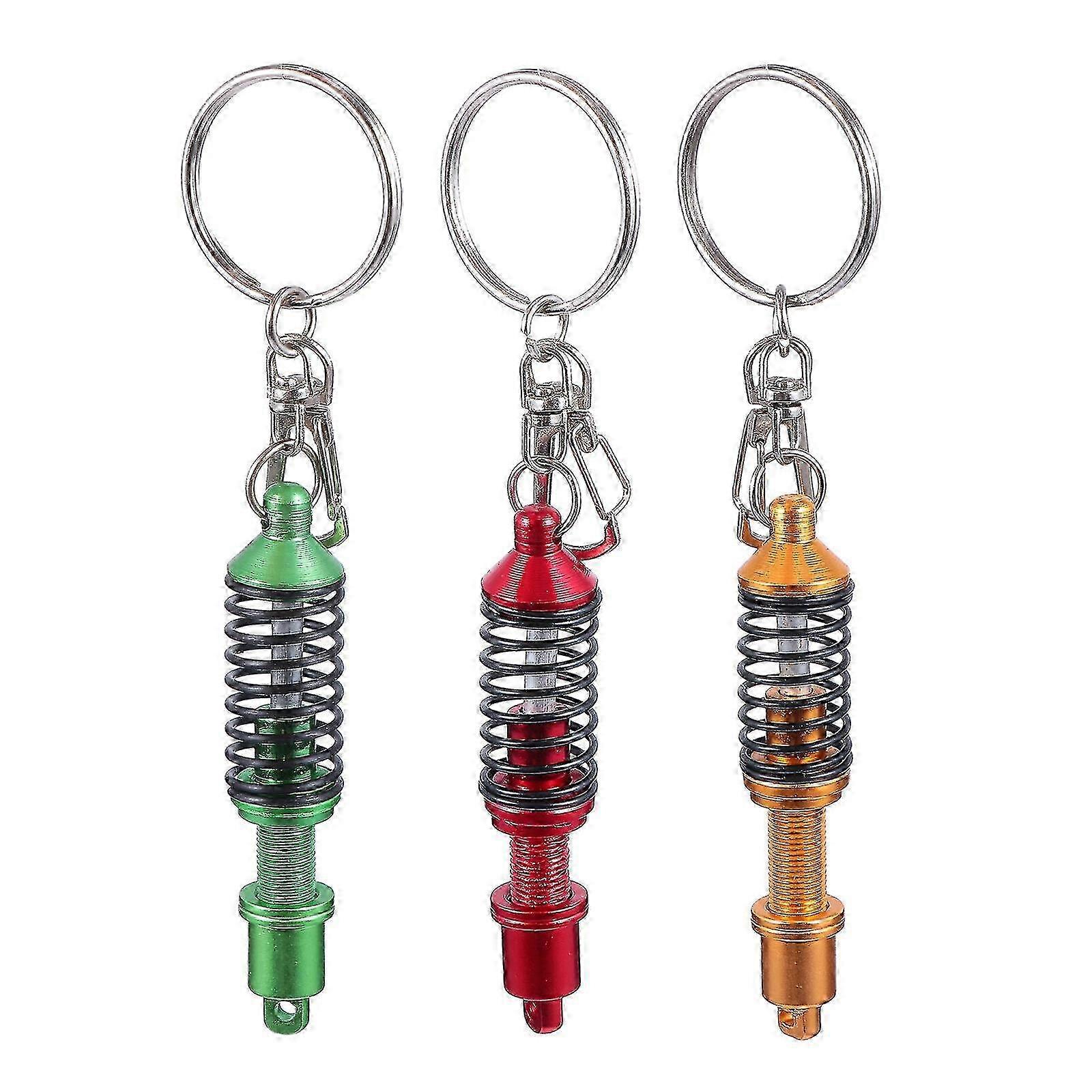 3pcs Key Chain Key Ring Absorber Model Key Pendant Decoration