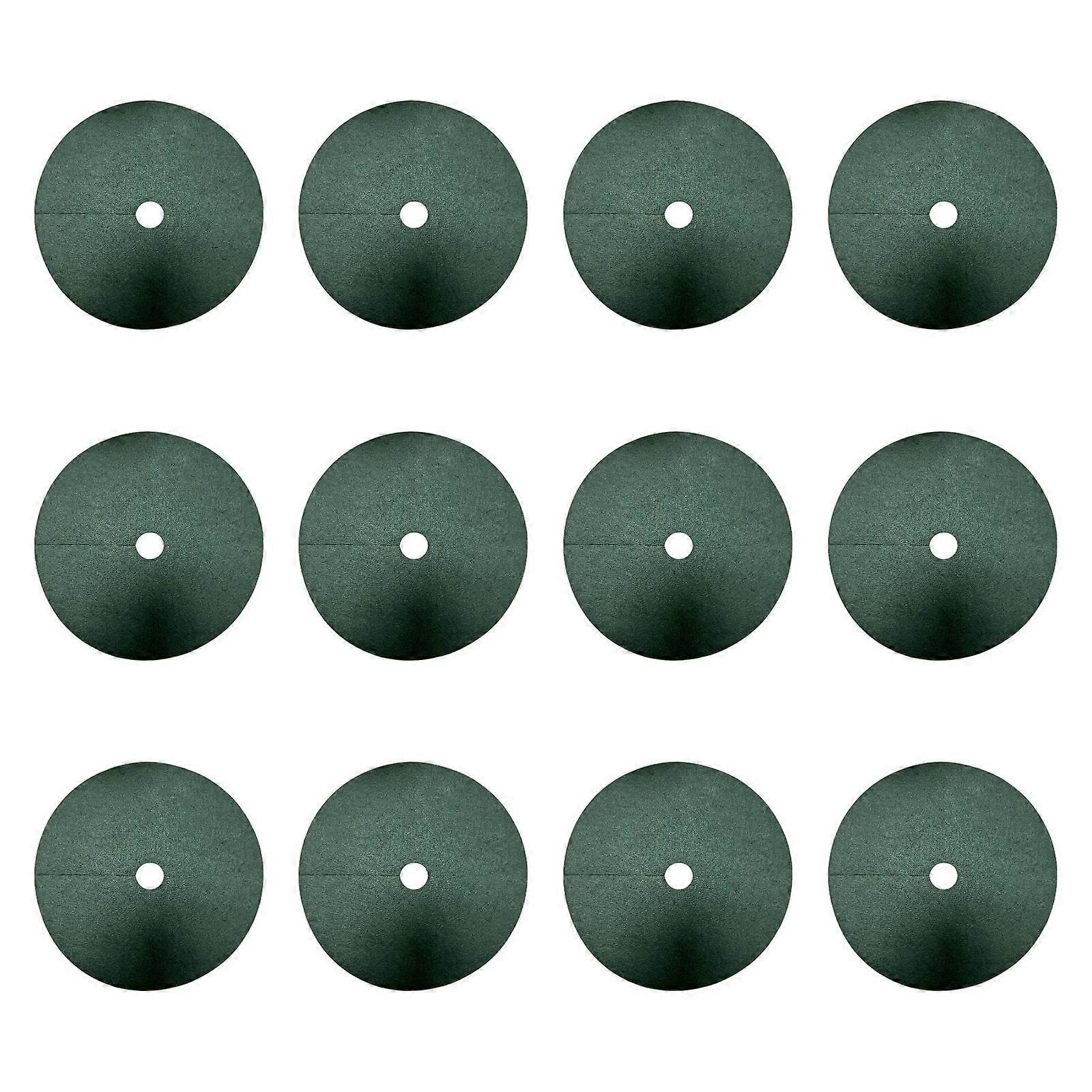 12Pcs Tree Mulch Rings for Weed Control Non Woven Tree Protector Potted Plant
