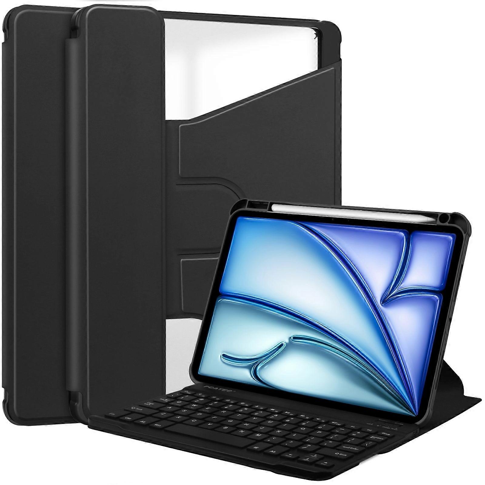 Keyboard Smart Leather Case For iPad Air 13 2024