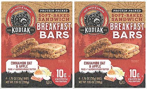 Kodiak Soft Backed Sandwich Breakfast Bars Cinnamon Oat & Apple 2 Pack