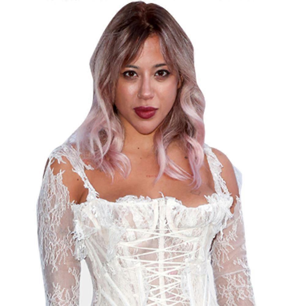 Elisa Trombatore (Vestido Blanco) Half Body Buddy Cutout