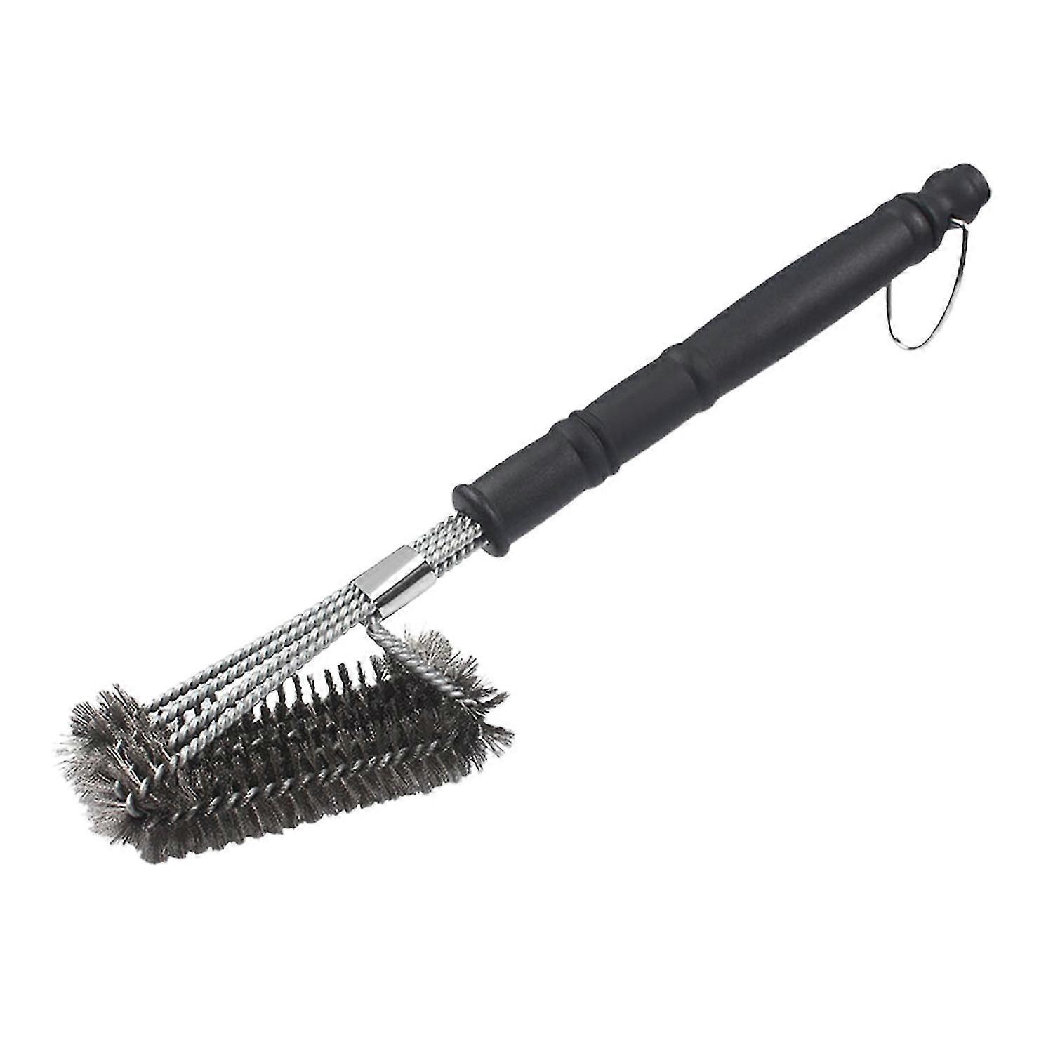 Grill Cleaning Brush with Hanging Loop Rustproof Corrosion Resistant Efficient Grill Cleaning Brush
