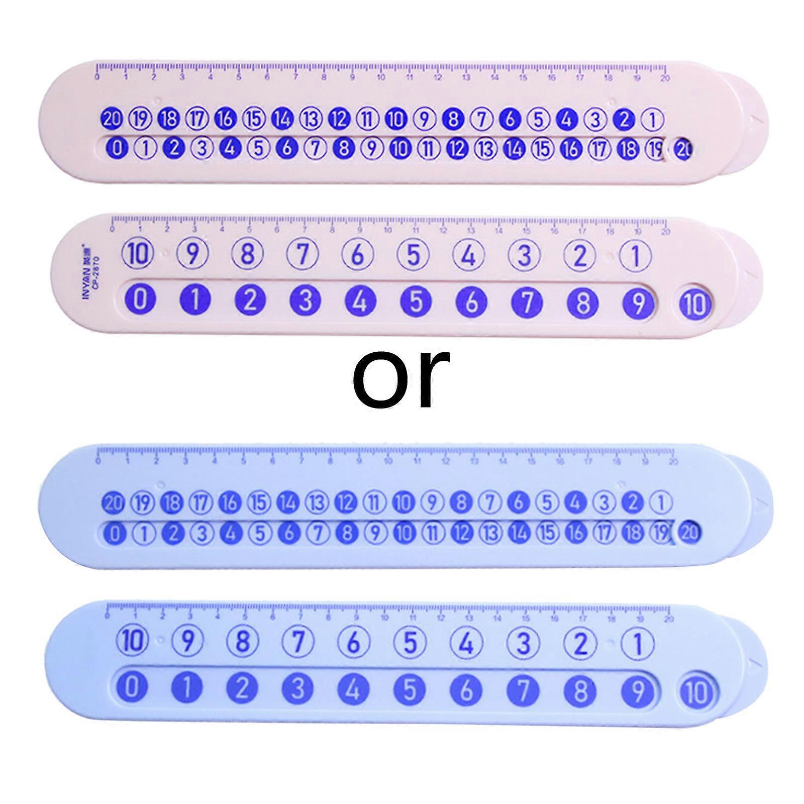 Digital Decomposition Ruler Combination Mathematical Scale Addition Subtraction Educational Toy for Kindergarten Kids