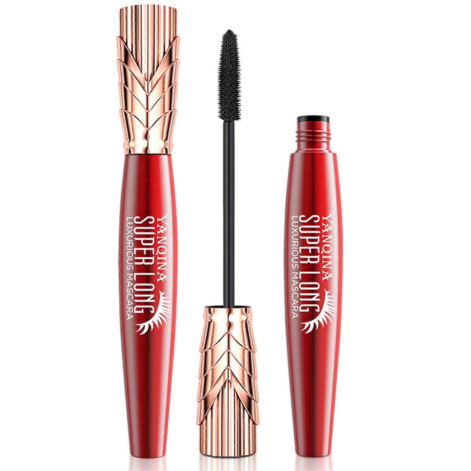 Waterproof 4D Lash Mascara Long Curling Lengthening and Volumizing Mascara for Eyelash Extensions
