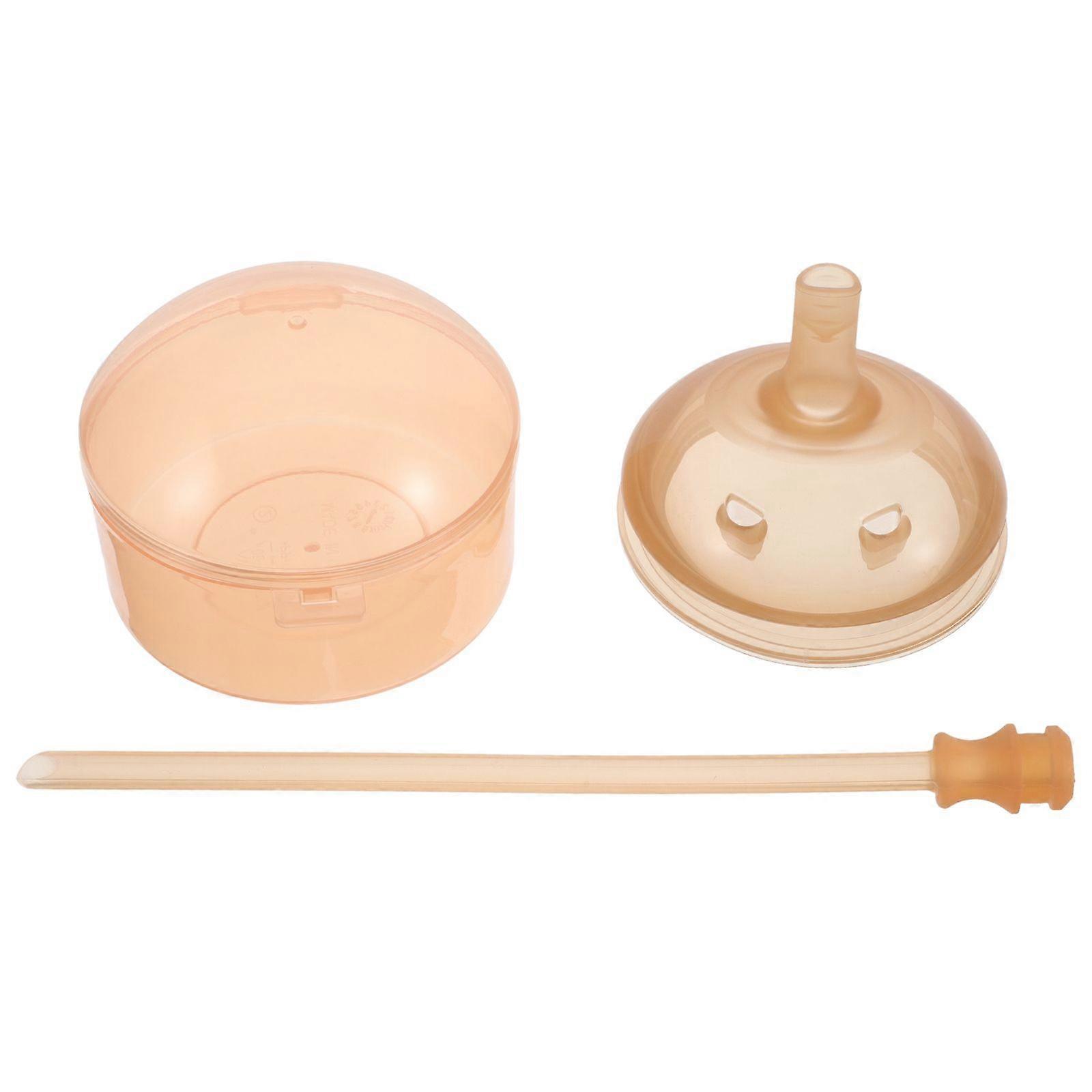 1 Set Baby Drinking Cup Nipple with Straw for Infant Use Soft Silicone Nursing Nipple for Baby Feeding and Transition to Regular Cups