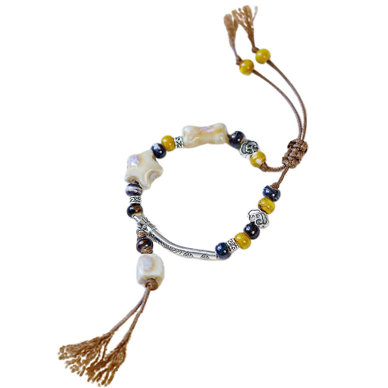 Håndlavede perler armbånd unikt design håndledssmykker håndlavede perler armbånd Y2k tilbehør perfekt gave til piger